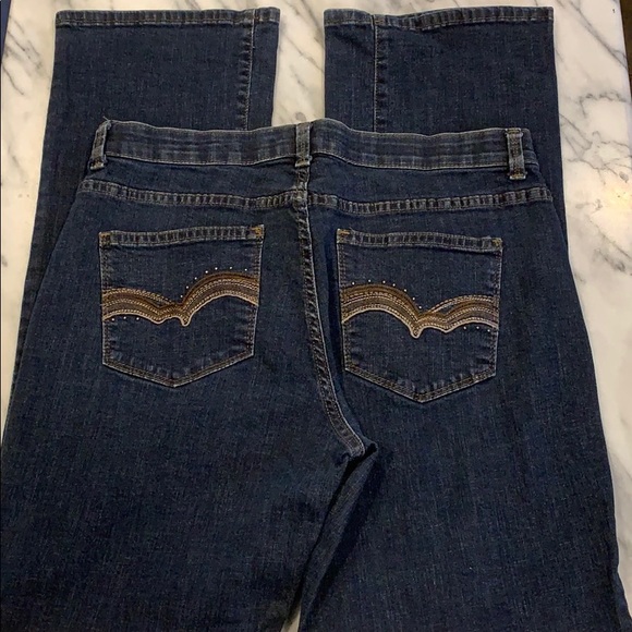 Lee Comfort Stretch Waist Straight Leg Jeans Sz 12 - Picture 3 of 5